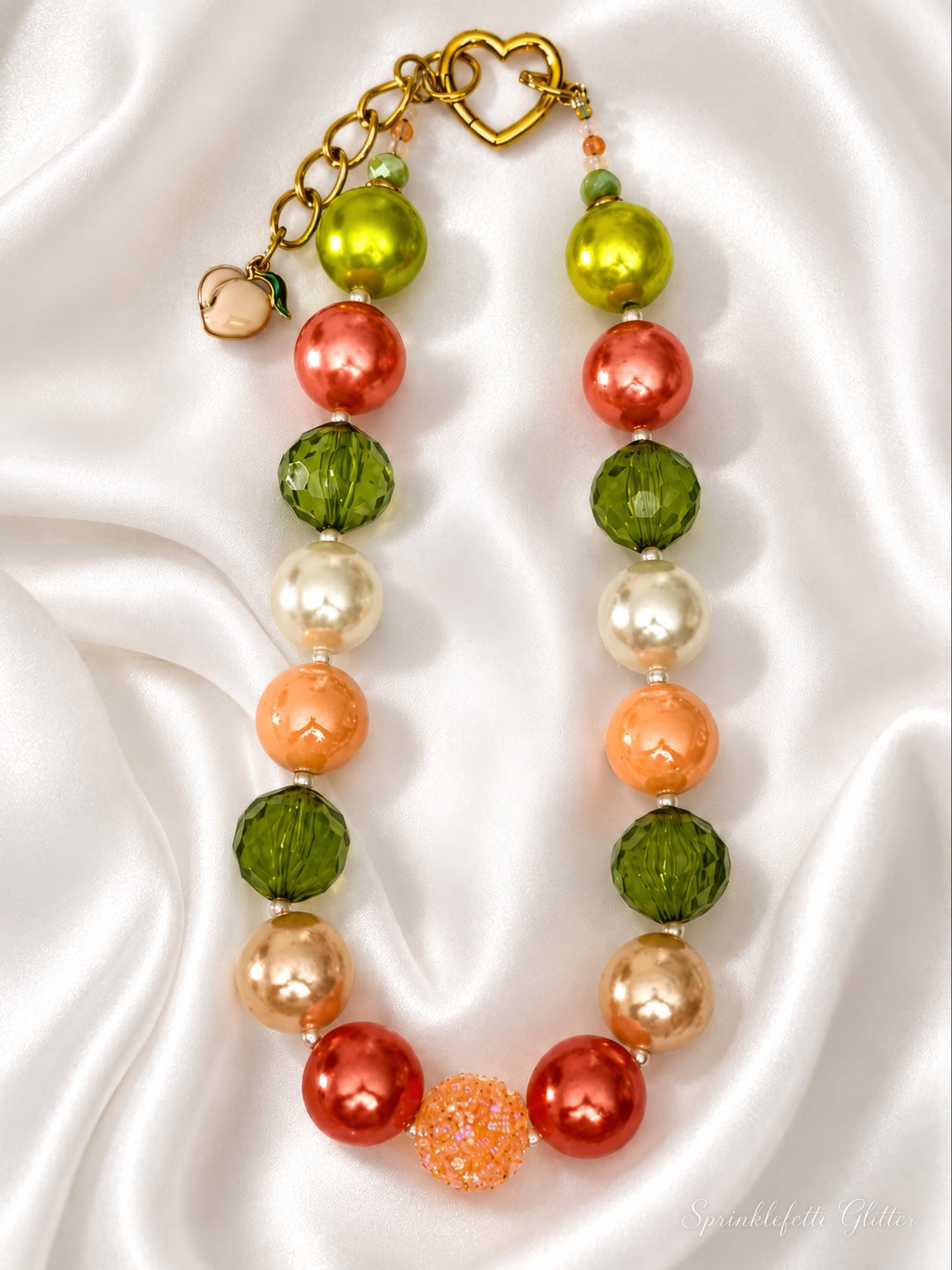 Peachy Gardenia Heiress Necklace — imagine de produs