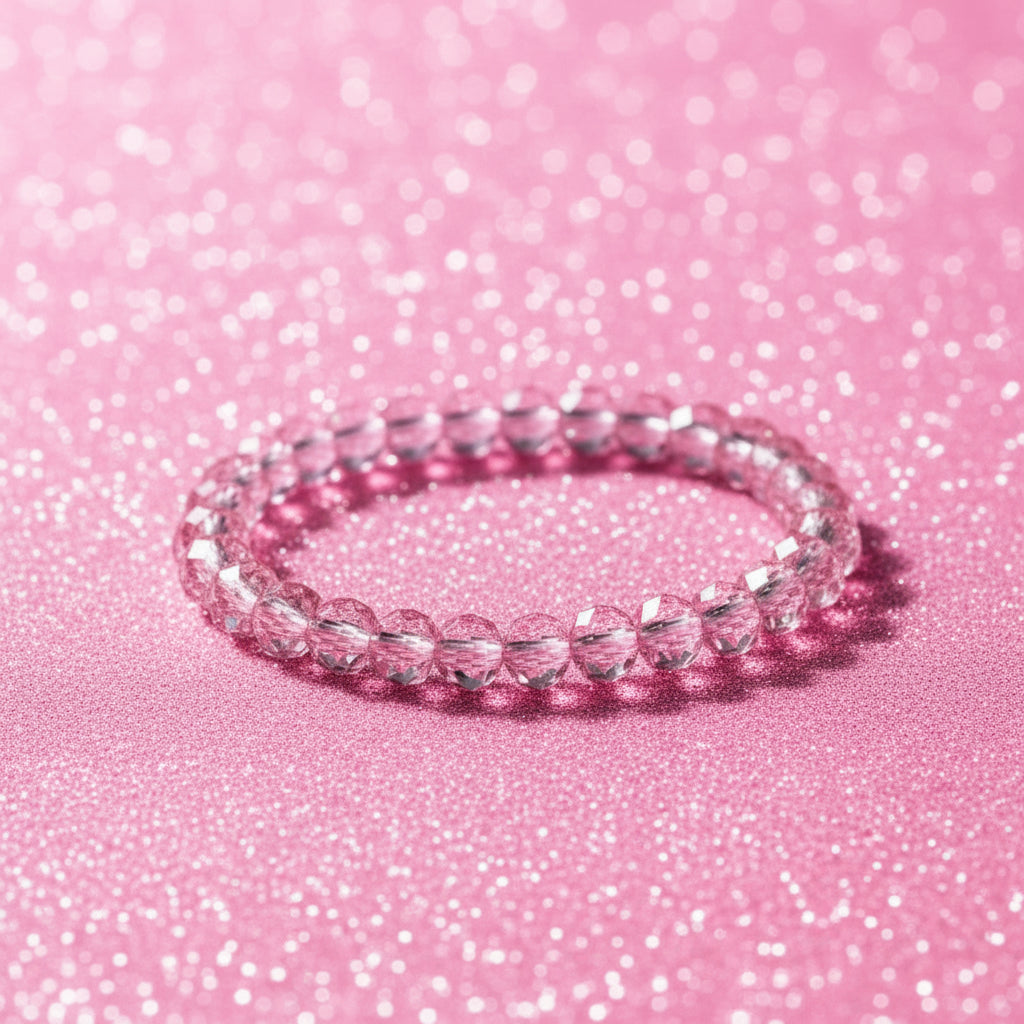 Pink Champagne Crystal Bracelet — tuotekuva