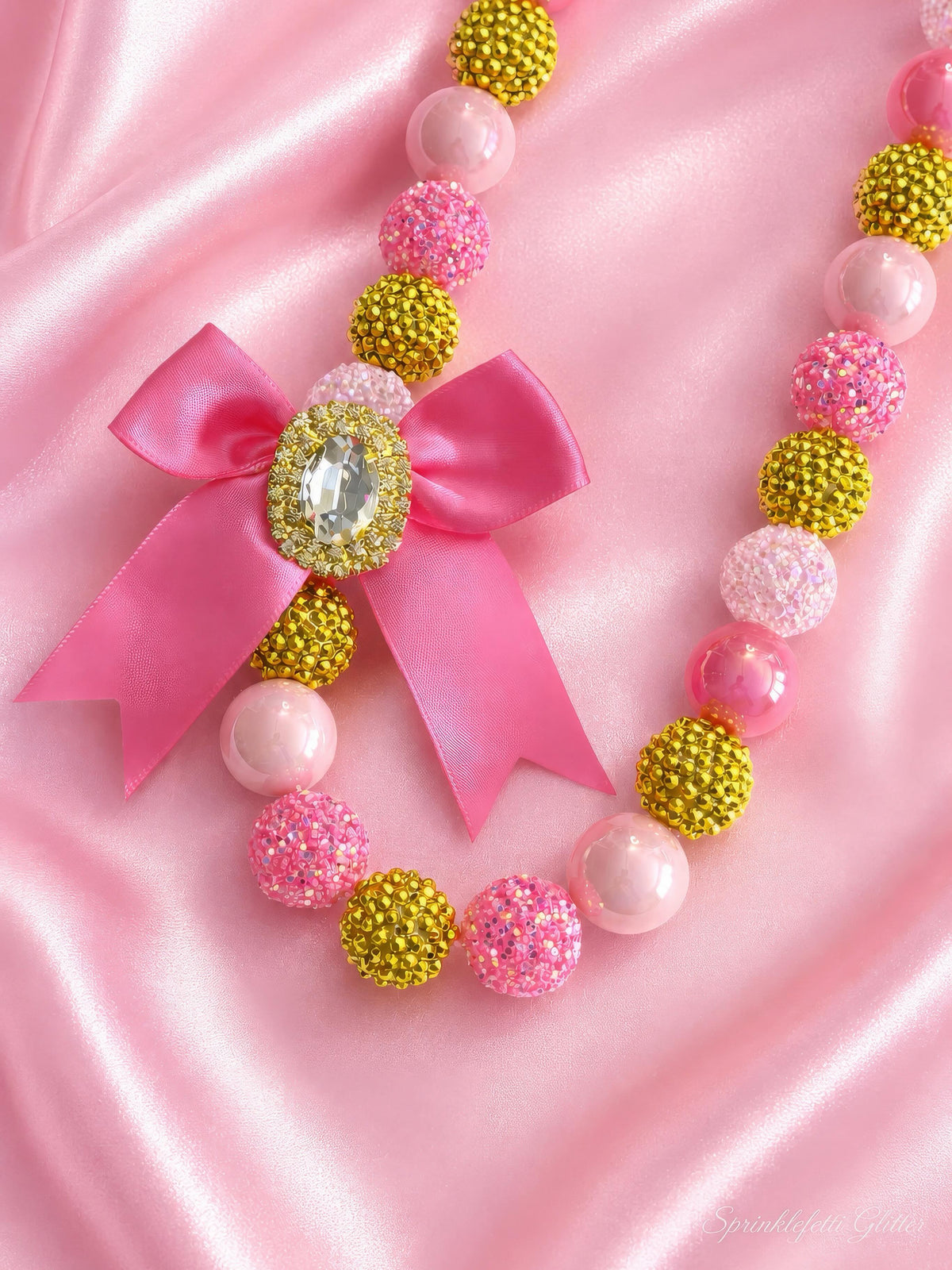 Pink Champagne Heiress Necklace — 상품 이미지