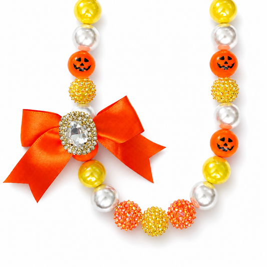 Pumpkin Confection Couture Necklace full-product view