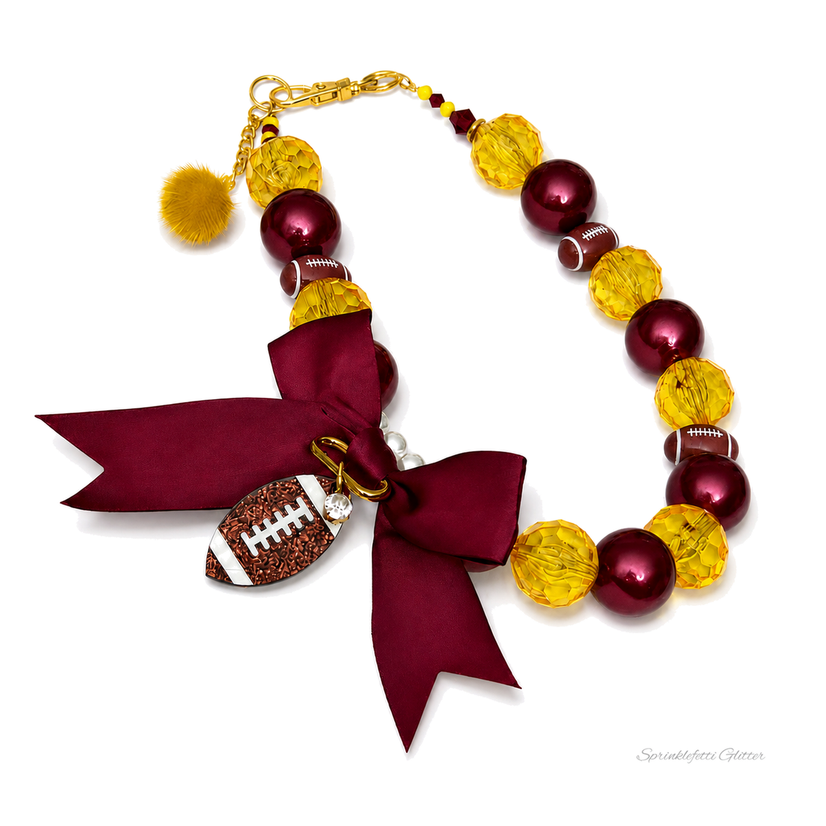 Game Day Football Necklace — obrázek produktu